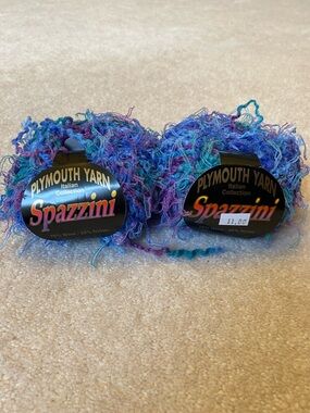 2 Balls Plymouth Yarn Spazzini Multi Texture Yarns Color #944